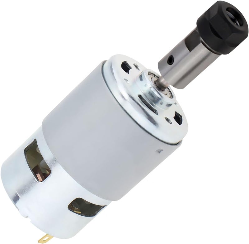 ChgImposs 775 Spindle Motor Kit Electrical DC Motor for CNC Router Machine with 5mm ER11 Collet Set, CNC Spindle Motor - Image 5